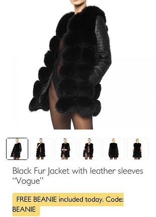 Real fur жилетка