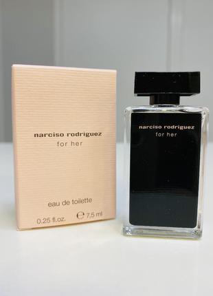 Оригінал мініатюра narciso rodriguez - for her(edt)/7,5 мл.