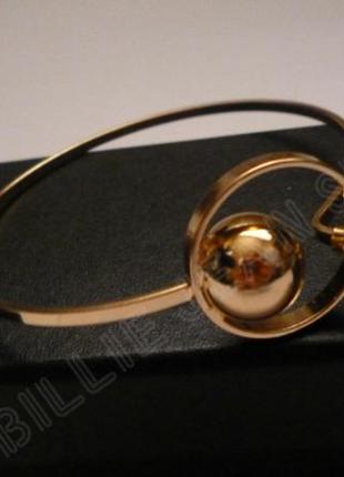 🆕 браслет металлический круглый , носится с часами под золото1 фото