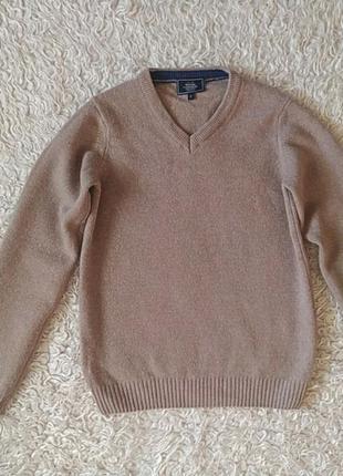 Шикарный теплый свитер пуловер шерсть мериноса и кашемир8 фото