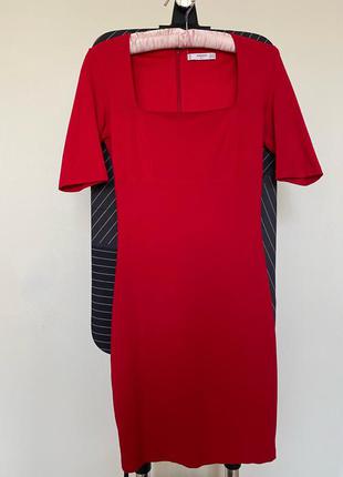 Новое красное платье, размер xs, mango