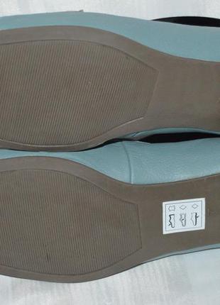 Балетки мокасини туфли кожа shoe tailor размер 41(7), туфлі шкіра5 фото