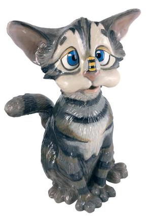 Фигурка-статуэтка коллекционная с керамики кошка «пуппи» h-19,5 см.,(340-1035)