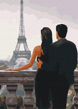 Бажаний париж. картина за номерами. 40х50.