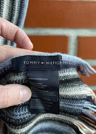 Tommy hilfiger мужской женский шарф палантин б у3 фото