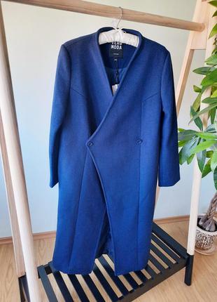 Пальто двубортное шерсть vero moda zara