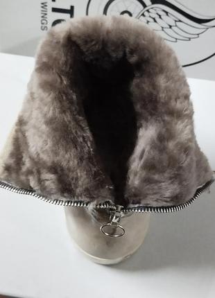 Ботинки-зима мех натуральный fhilippe model париж стиль винтаж р 41 ц 3600 гр💥💥💥8 фото