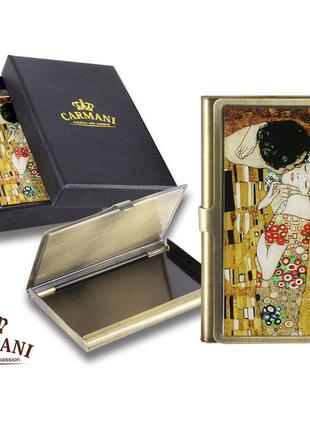 Визитница г. климт «поцелуй» carmani (013-3001)