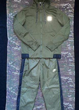 Штаны nike sportswear khaki, оригинал, размер s.10 фото