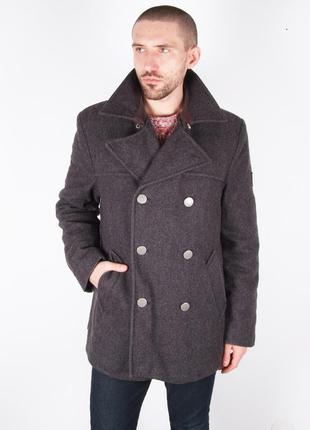 Мужское пальто шерсть зима j.c. rags