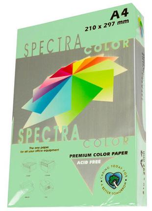 Папір кольоровий а4, 80 г/м2 - spectra color it 130 lagoon, світло-зелений 500 аркушів1 фото