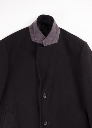 Чоловіче оверсайз довге пальто вінтаж шерсть, кашемір tailor & son 58 ( xxl )5 фото