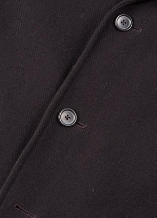 Мужское оверсайз длинное пальто винтаж шерсть кашемир  tailor & son  58 ( xxl )9 фото