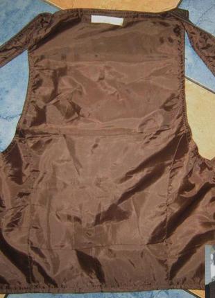 Модная молодёжная женская кожаная жилетка promod. франция. 40/42р. лот 10533 фото