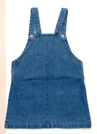 Сарафан джинсовий блакитний футболка і сумка george3 фото