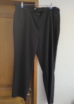 Базовые  зауженные брюки на резинке,батал6 фото