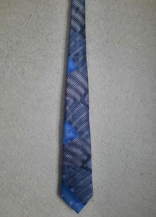 Стильный голубой галстук2 фото