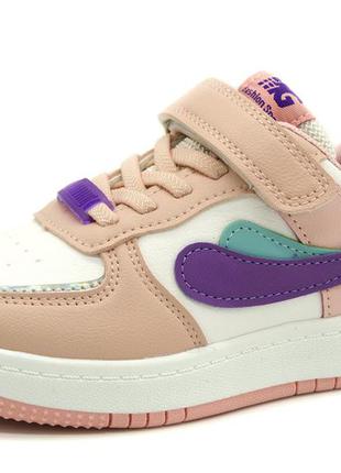 Кросівки для дівчинки y.top рожево-фіолетовий (lq3000 pink-purple (32 (19 см))