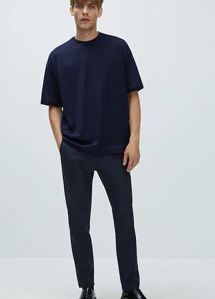 Мужские брюки zara man синие  р.42/32/м