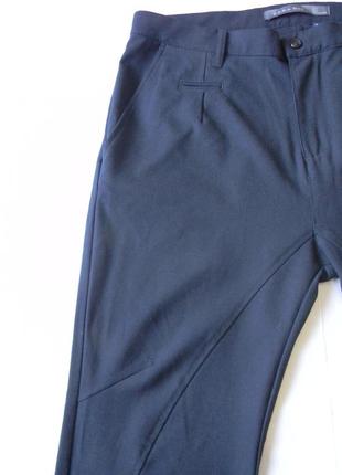 Мужские брюки zara man синие  р.42/32/м2 фото