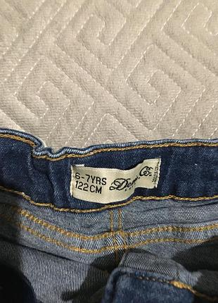Джинсова спідничка на дівчинку 6-7 років 3