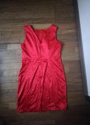 Красное облегающие платье2 фото