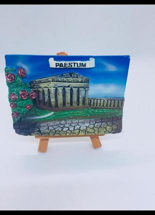 Тарілка сувенірна підставка італія paestum