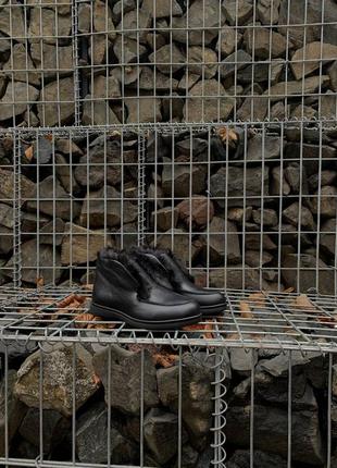 Ботинки женские noname open walk loafer black leather2 фото