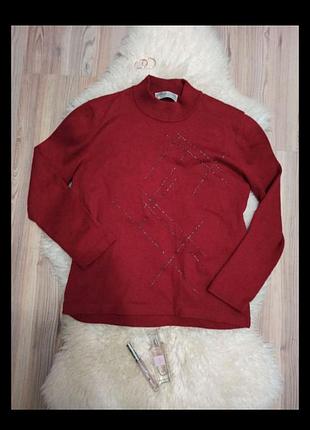 Тепла кофта светр шерсть італія