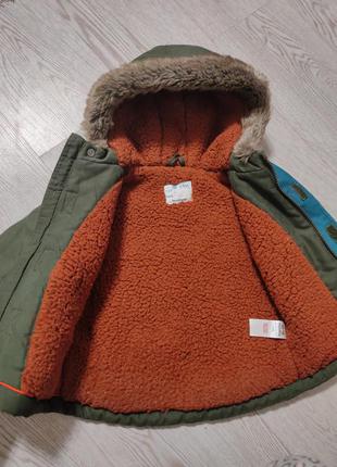 Фірмова курточка на хлопчика 12-18м зима(еврозима)2 фото