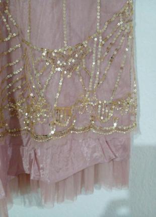Нарядная юбка с паетками2 фото