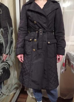 Пальто стьобане зимове утеплене
