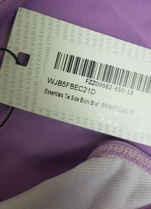 👙 swim sale 👙 плавки на завязках в красивом лиловом оттенке от boohoo размер 10uk5 фото