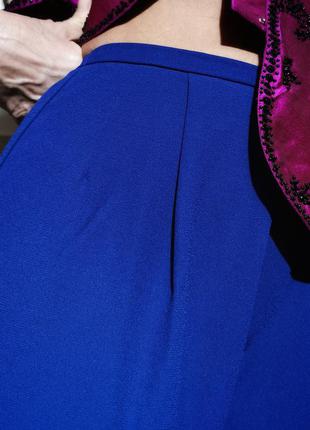 Брюки с защипами стрелка высокая пос прямые штаны офисные miller's classic wear классические4 фото