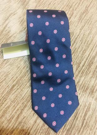 Краватка шовкова синя нова2 фото