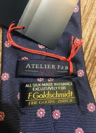 Краватка шовкова синя нова 6