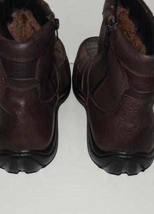 Зимові шкіряні чоботи 46р (30см) natur laufer4 фото