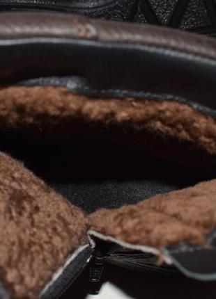 Зимові шкіряні чоботи 46р (30см) natur laufer8 фото