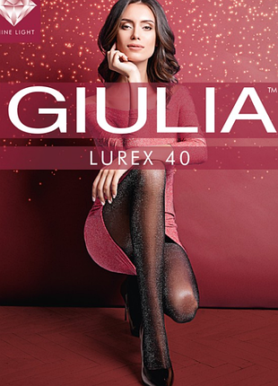 Колготки с люрексом giulia lurex 40 ден