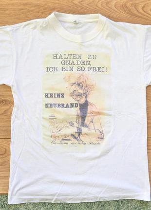 Вінтажна чоловіча футболка heinz neubrand1 фото