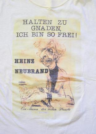 Вінтажна чоловіча футболка heinz neubrand6 фото