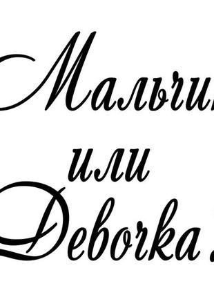 50 см х 38 см. наклейка хлопчик або дівчинка, мальчик или девочка1 фото