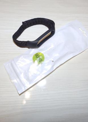 Ремешок браслет с защитным корпусом nylon для xiaomi mi band 3/4/53 фото