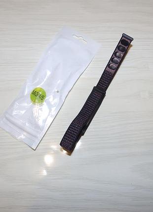 Ремінець браслет з захисним корпусом nylon для xiaomi mi band 3/4/55 фото