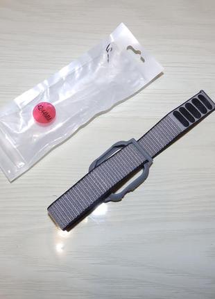 Ремешок браслет с защитным корпусом для apple watch 42/44 серый4 фото