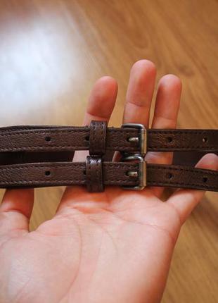 Нестандартный кожаный ремень пояс bally