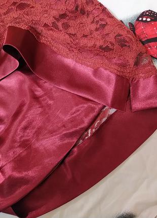 Красное платье гипюр  по фигурке с подкладкой8 фото