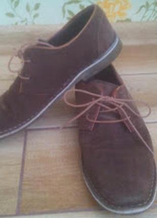 Стильные замшевые туфли от next