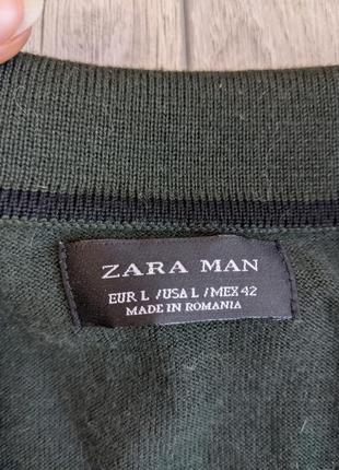 Чоловічий шерстяний светр, джемпер zara5 фото