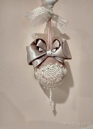 Новогодний шар ёлочная игрушка новорічня іграшка